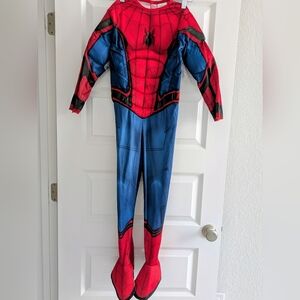 Rubie's Spider-Man Child's Deluxe Muscle Chest Costume, boot-tops and Mask